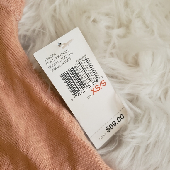 DKNY Ombre pink scarf skirt size XS - Picture 2 of 3